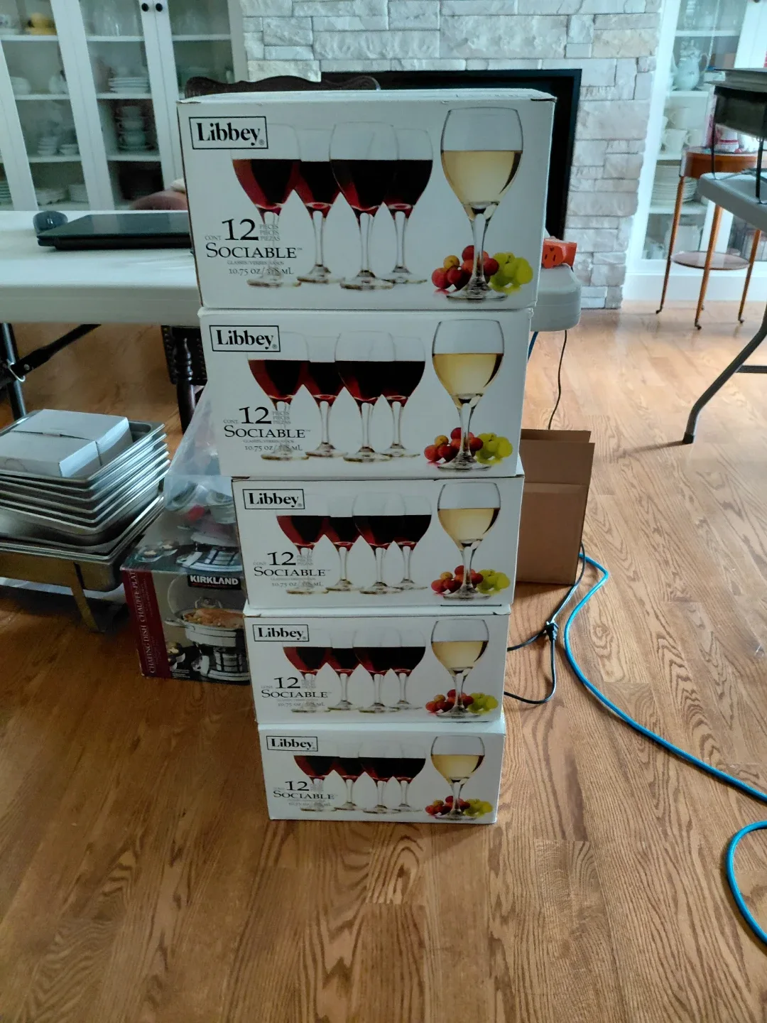 Libbey Sociable Wine Glasses - Set of 12