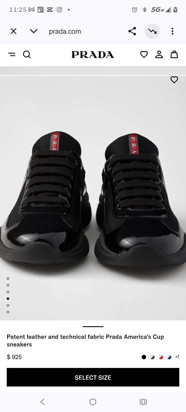 Prada America's Cup Sneakers Patent Leather. - photo 5