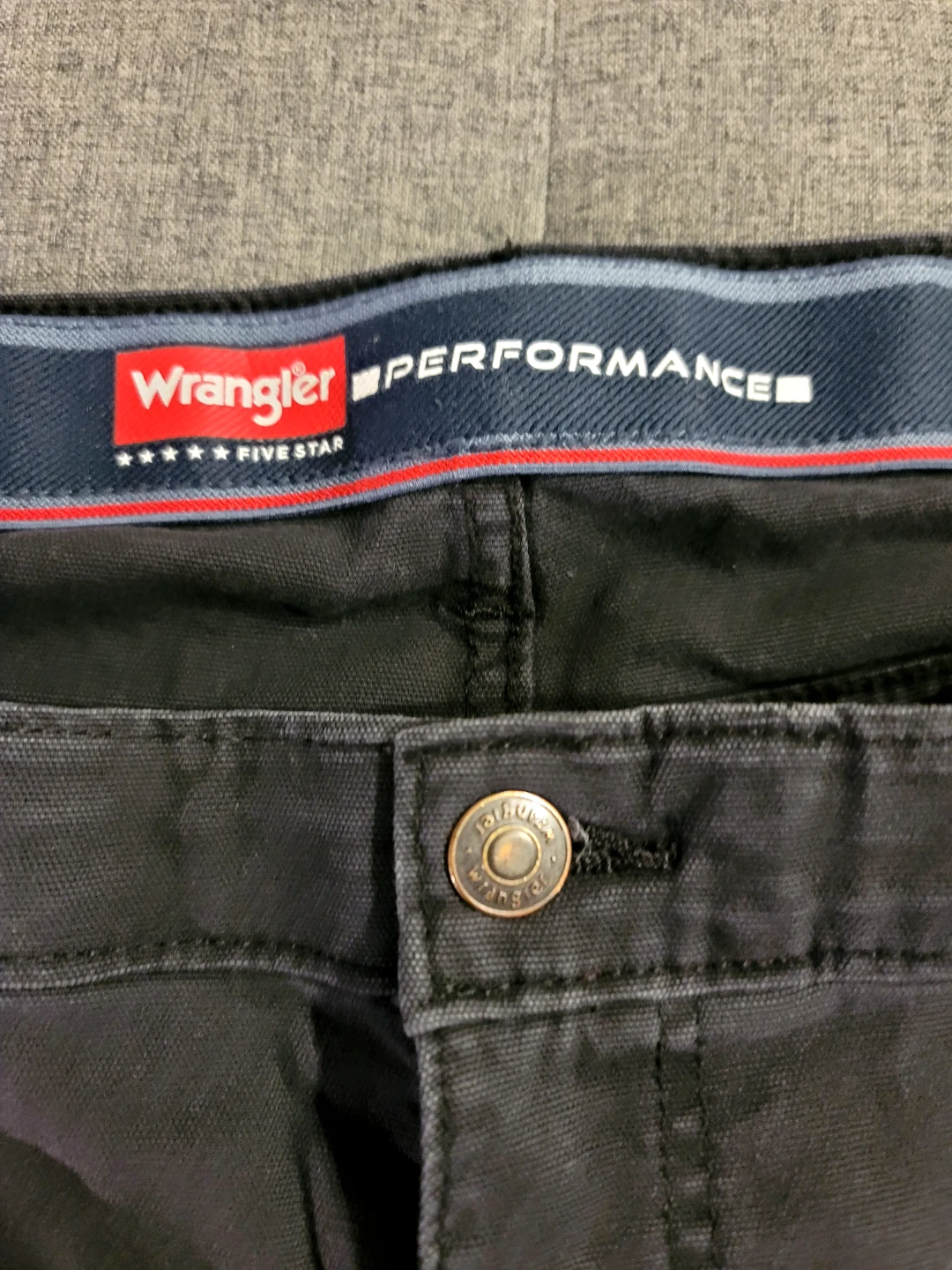 Mens black Wrangler Performance Pants 40x30 - photo 2