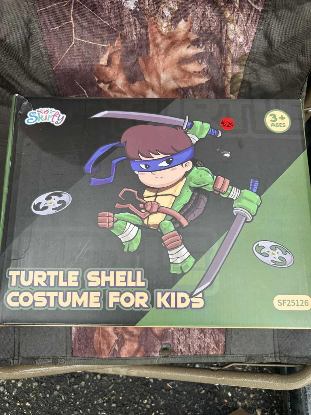 Skirfy Boys Turtle Shell Costume Medium