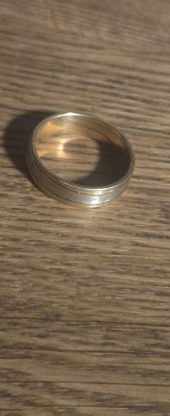 22k gold ring with white gold. - photo 2