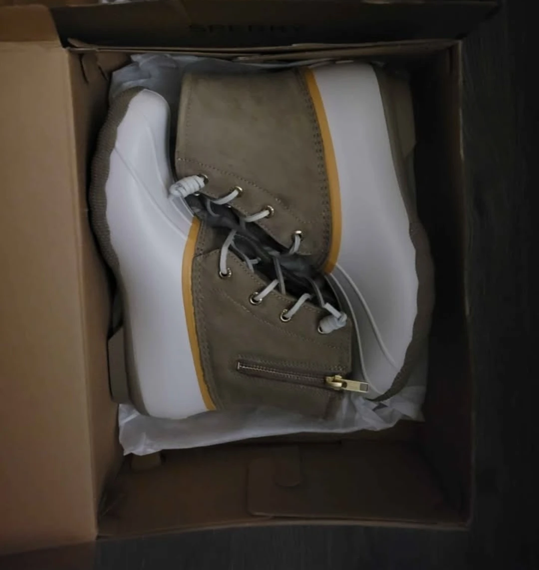 Sperry Saltwater Cheetah Tan Duck Boots - photo 4