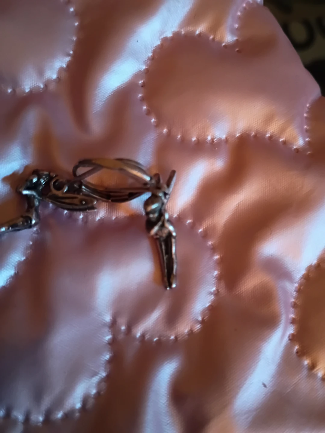Silver tinker bell earrings - photo 2