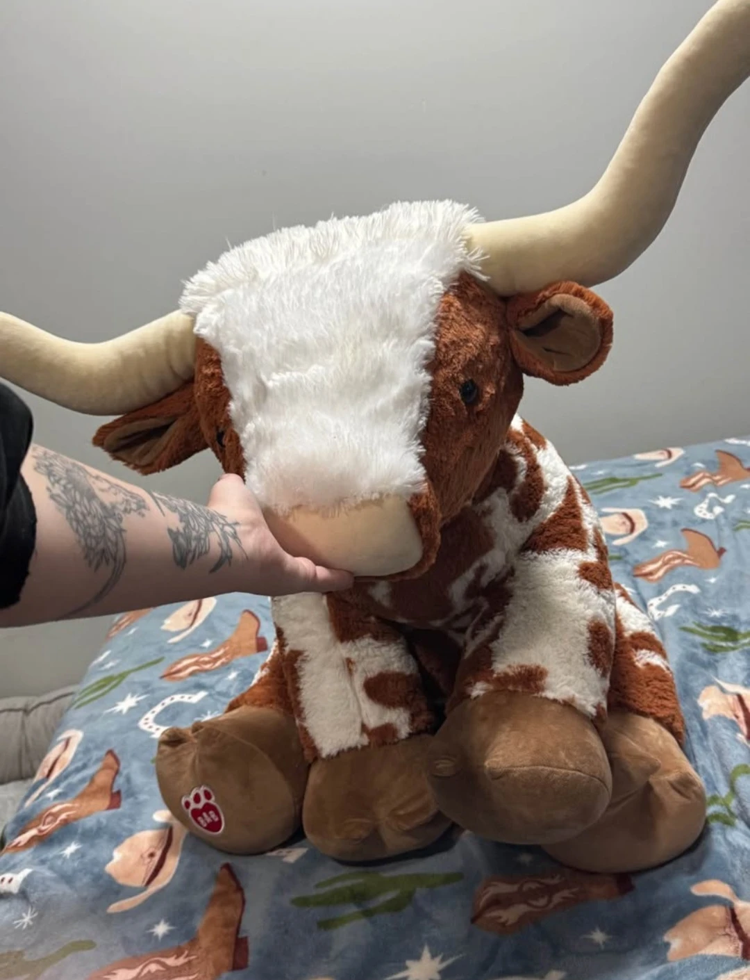 Build-A-Bear Longhorn Bull Plush