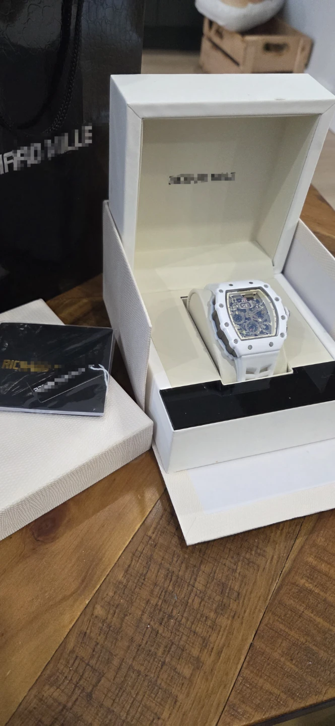 ⌚ RM Luxury Style Watch – White