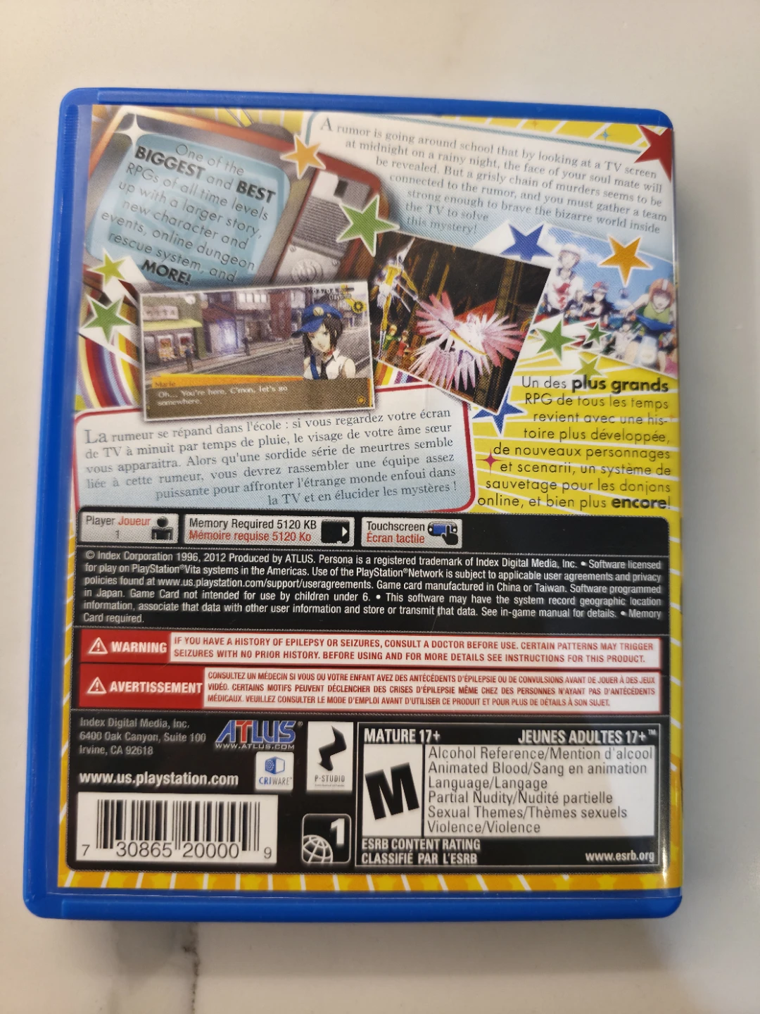 Persona 4 Golden - PS Vita Game - photo 2