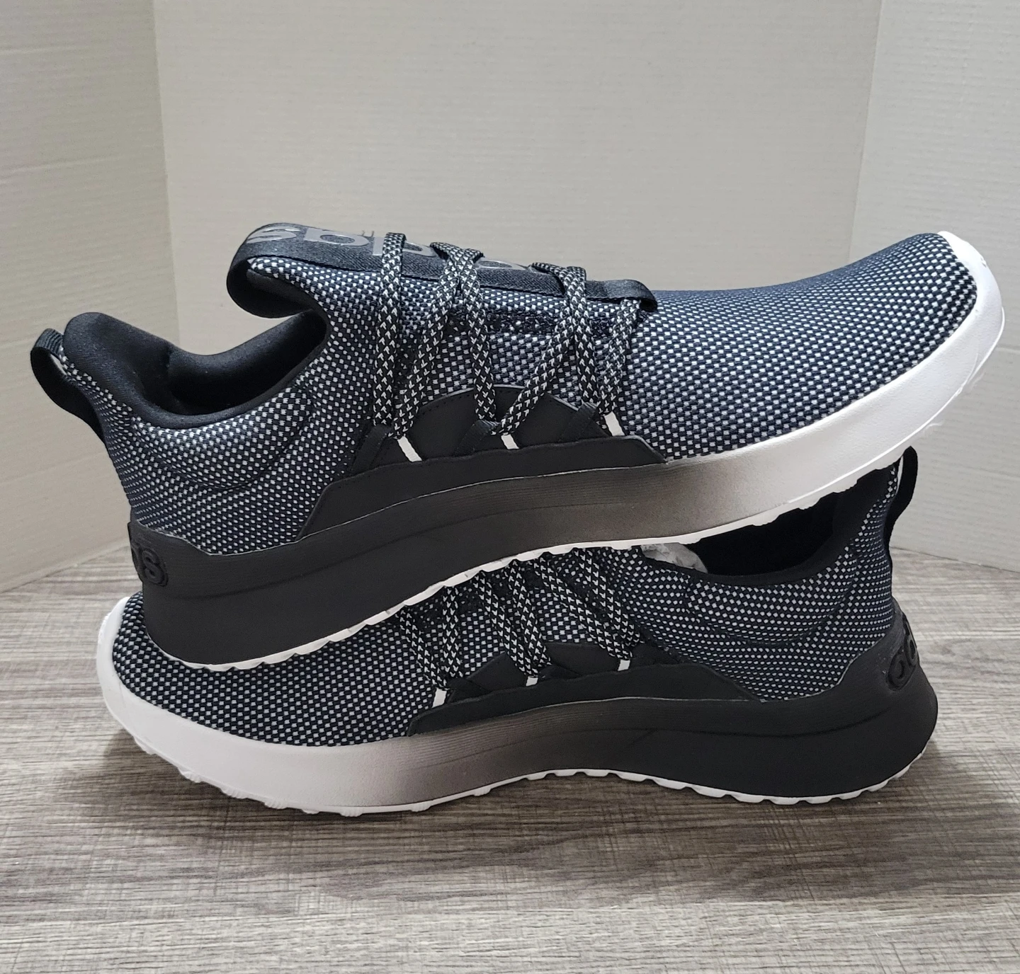 Adidas Lite Racer. Running Shoes Black/White Men's Size 11 - photo 2