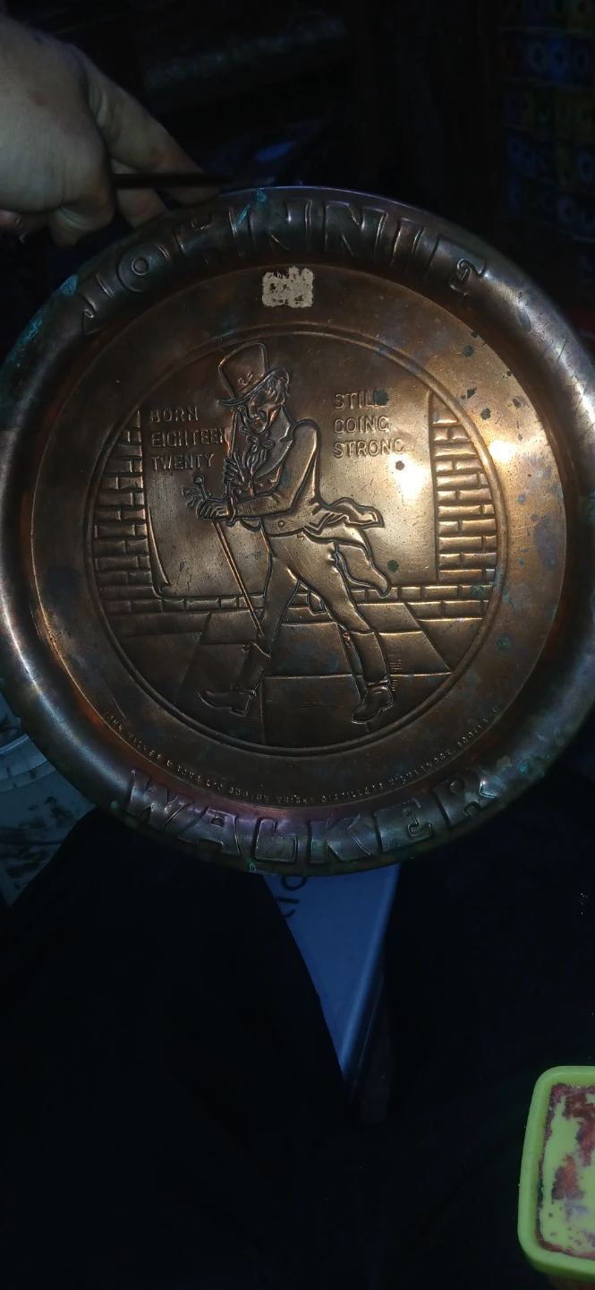Johnnie Walker " commemorative tray