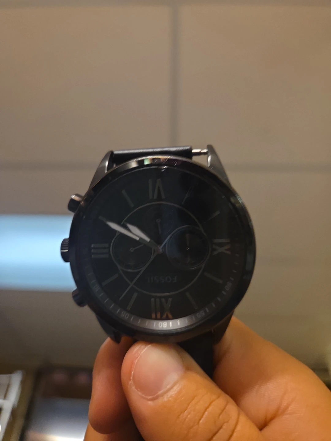 Fossil Black Chronograph Watch
