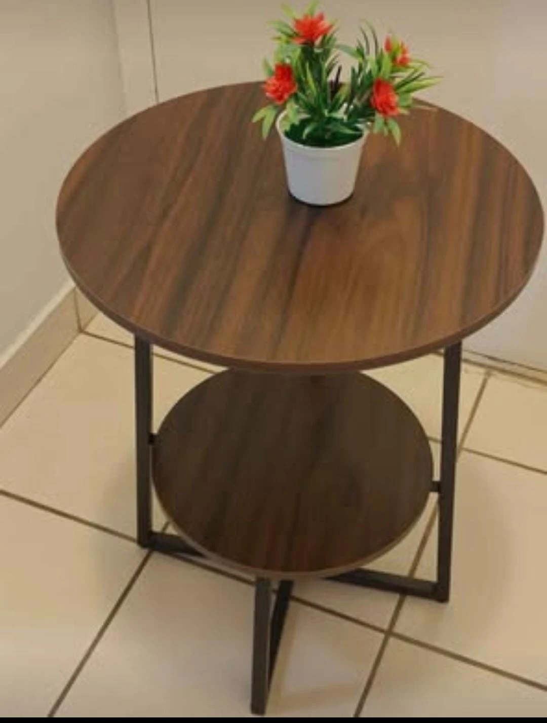 2-Tier Round Coffee Table - photo 2