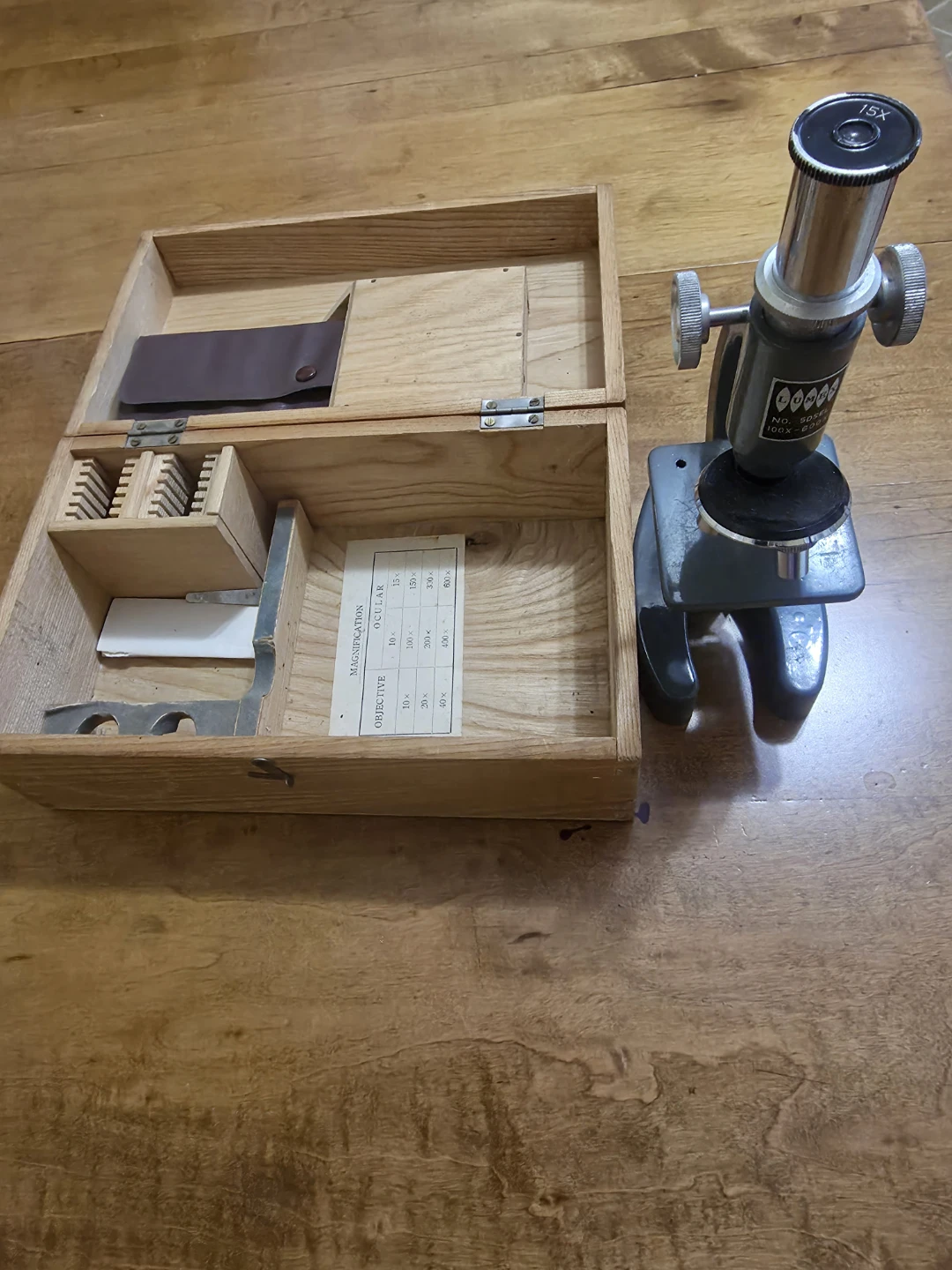 Lumex No. 5DSEL Microscope 100X-600X - photo 3