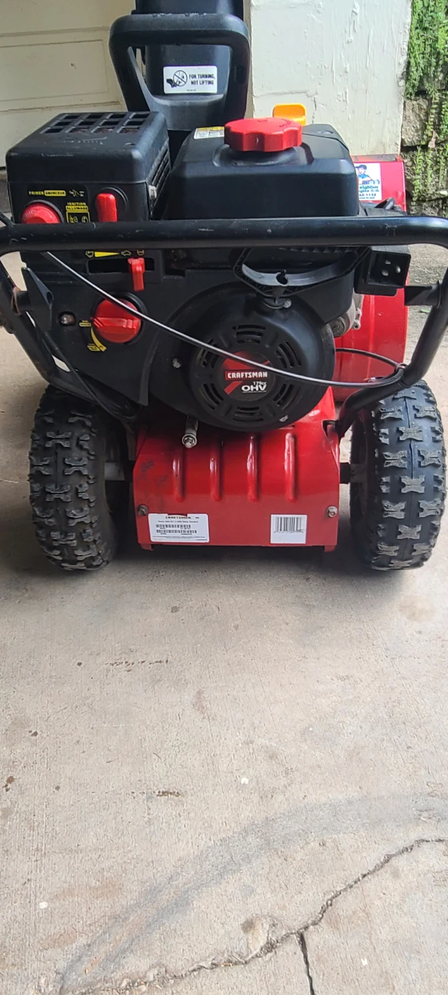 Craftsman 22" Electric Start Snow Blower - photo 3