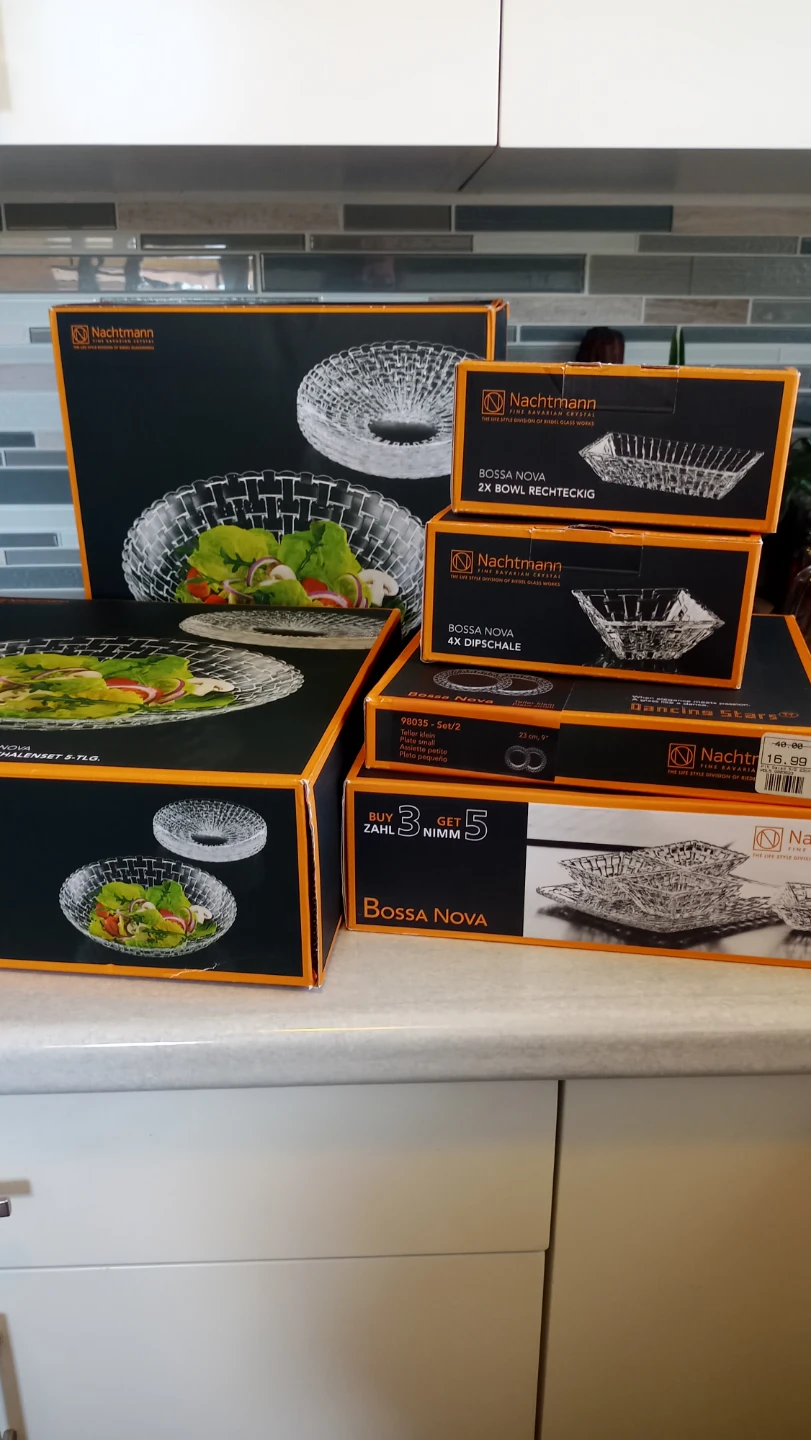 Nachtmann Bossa Nova Crystal Serving Bowls - photo 2