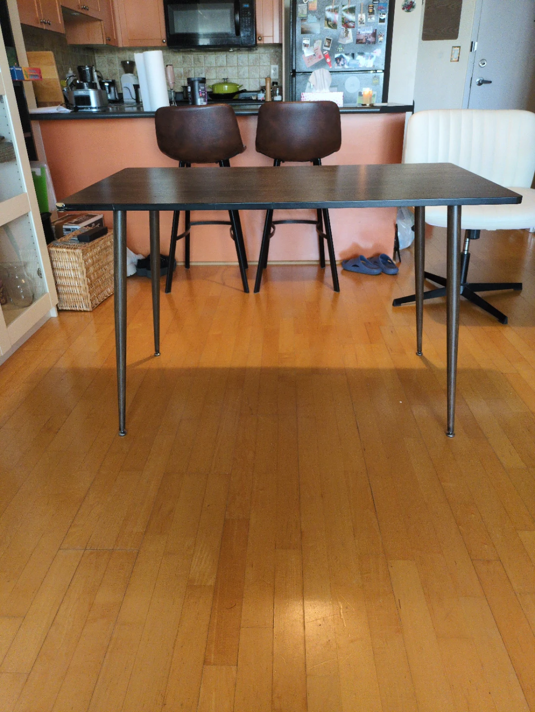 Dark Wood Dining Table - photo 2