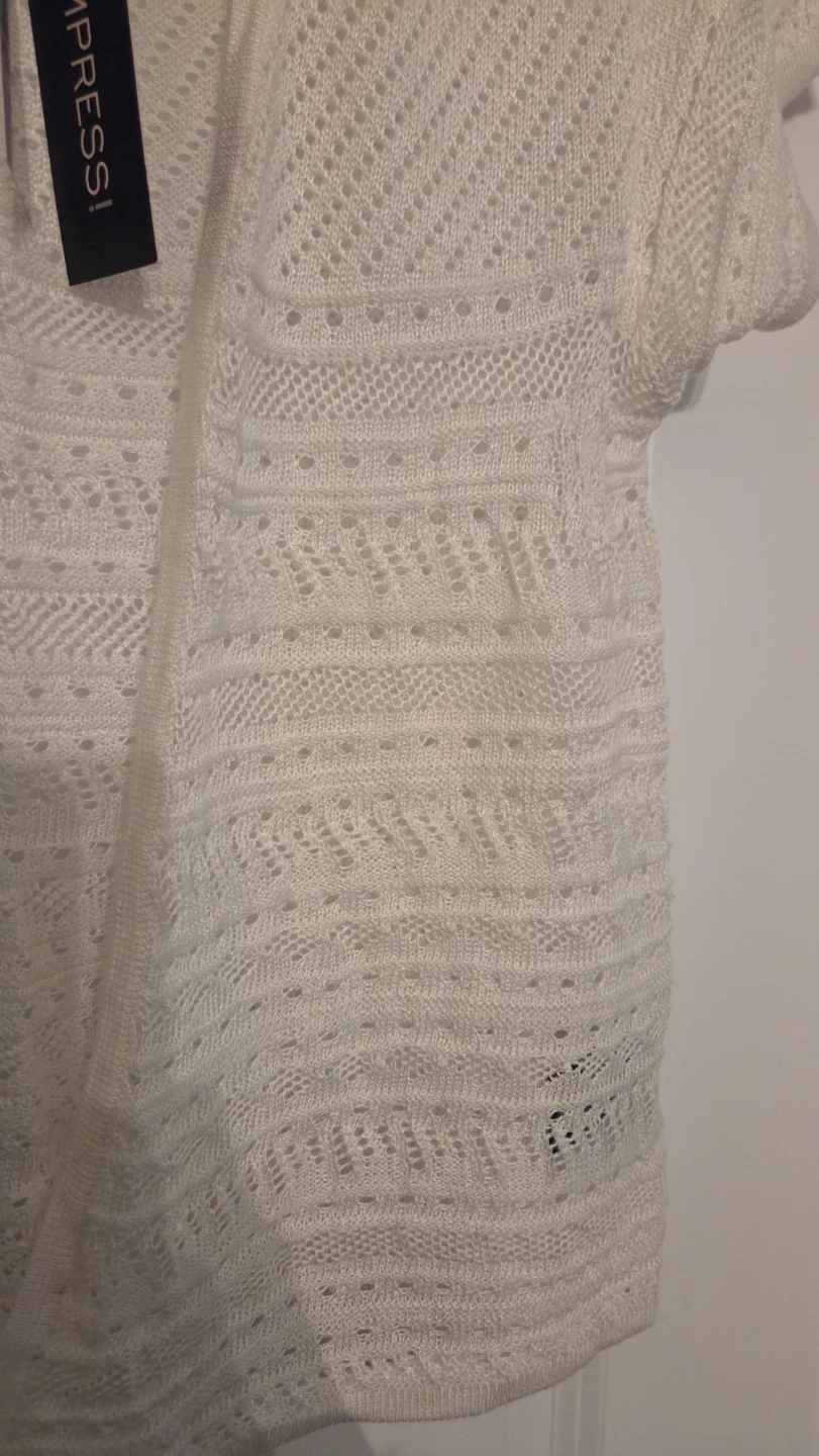 White Knit Cardigan - Size S/P - photo 3