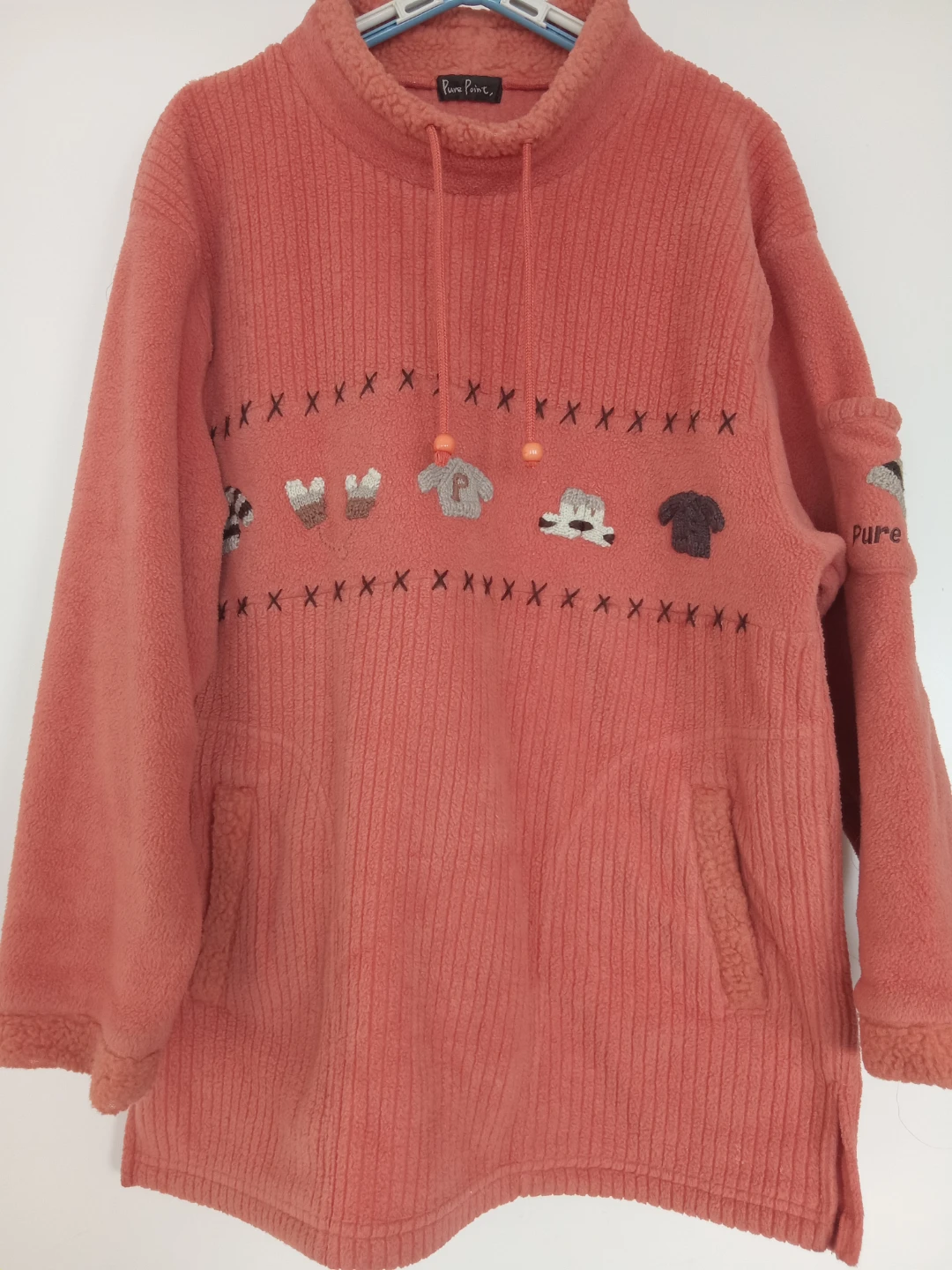 Pure Point Coral Fleece Pullover