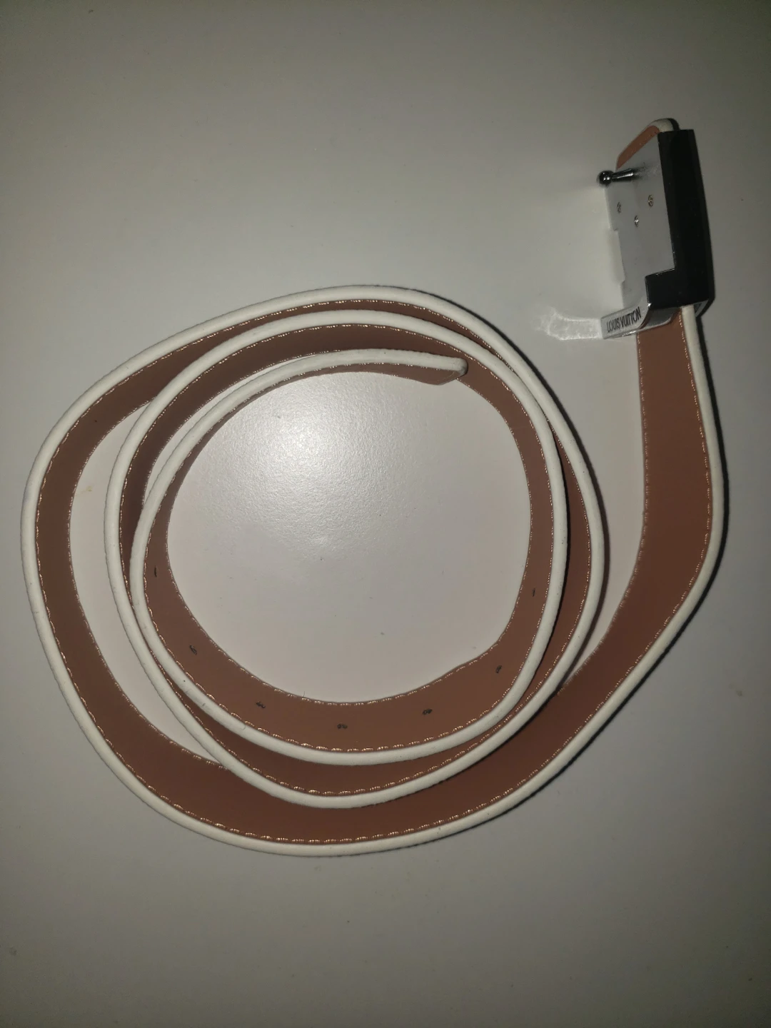 Louis Vuitton White Monogram Belt - photo 3
