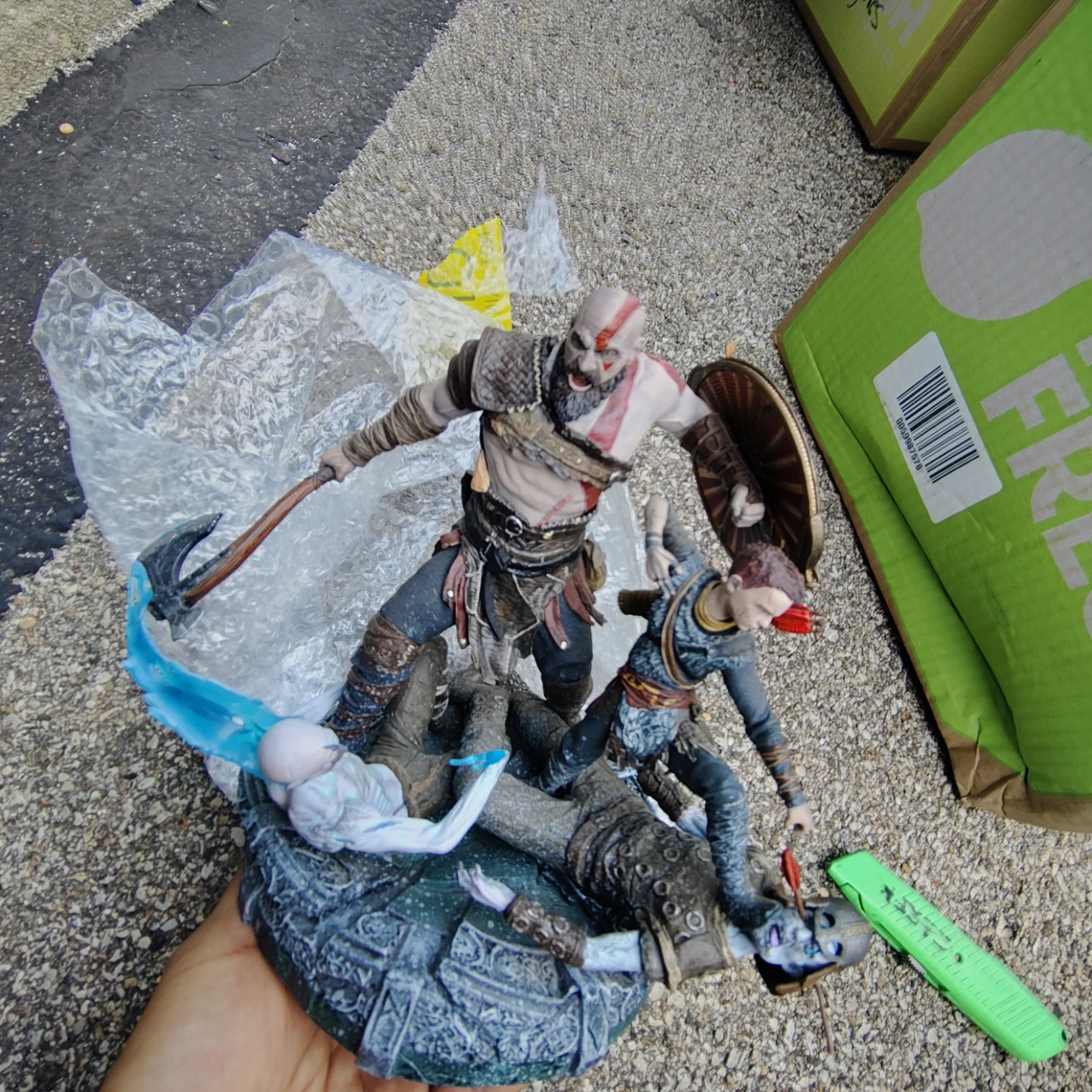 God of War Kratos and Atreus Figurine