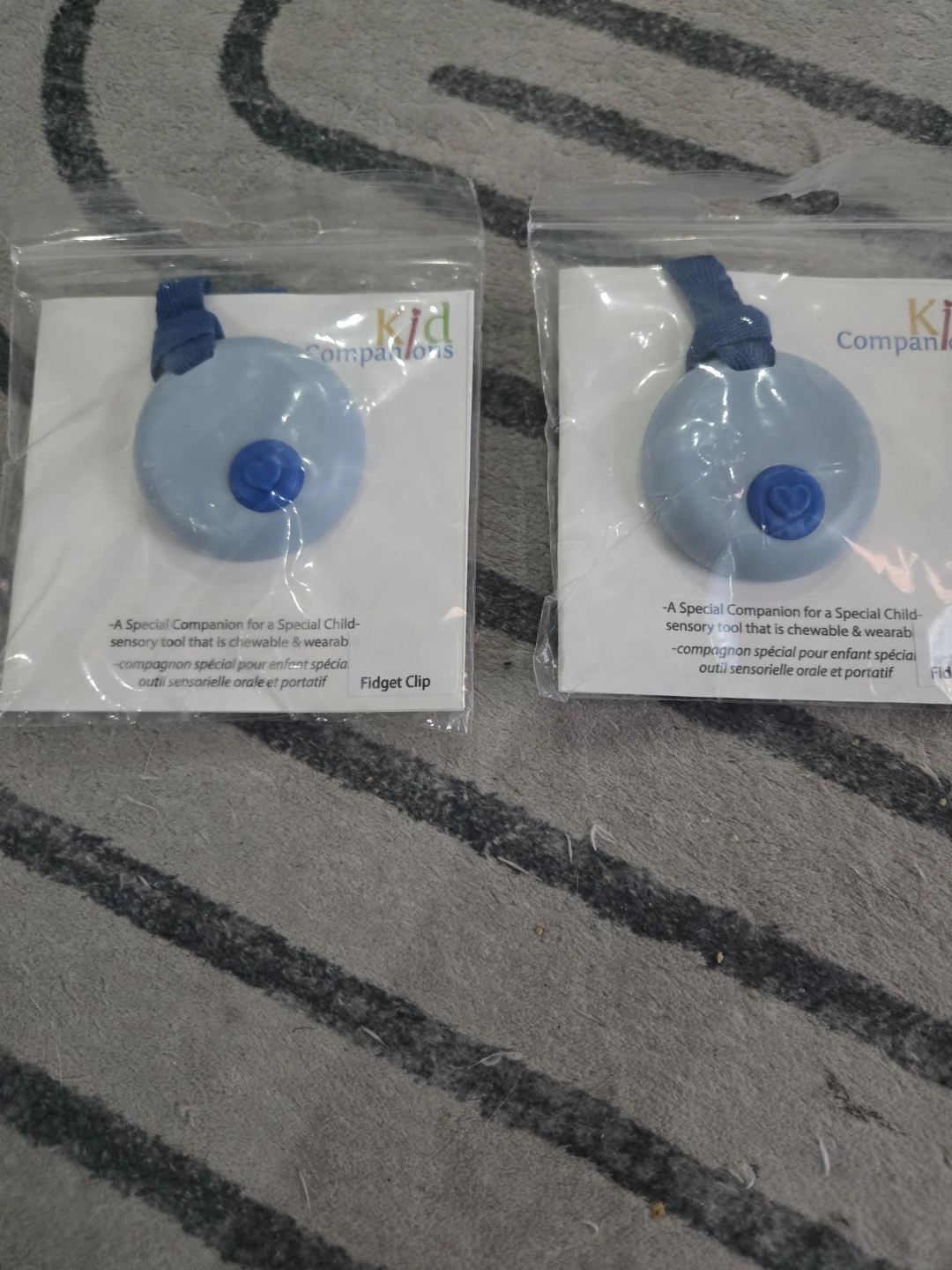 SentioLife Solutions Fidget Clip - Blue
