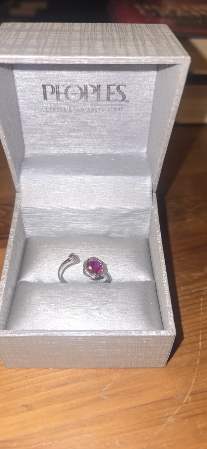 Stirling silver ruby ring - photo 4