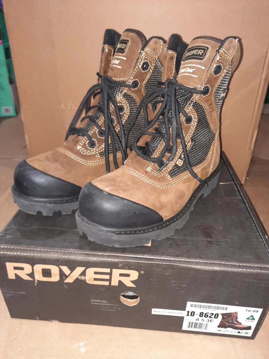 NEW Royer MOAB 8" Composite Toe Boots - Size 8.5 3E