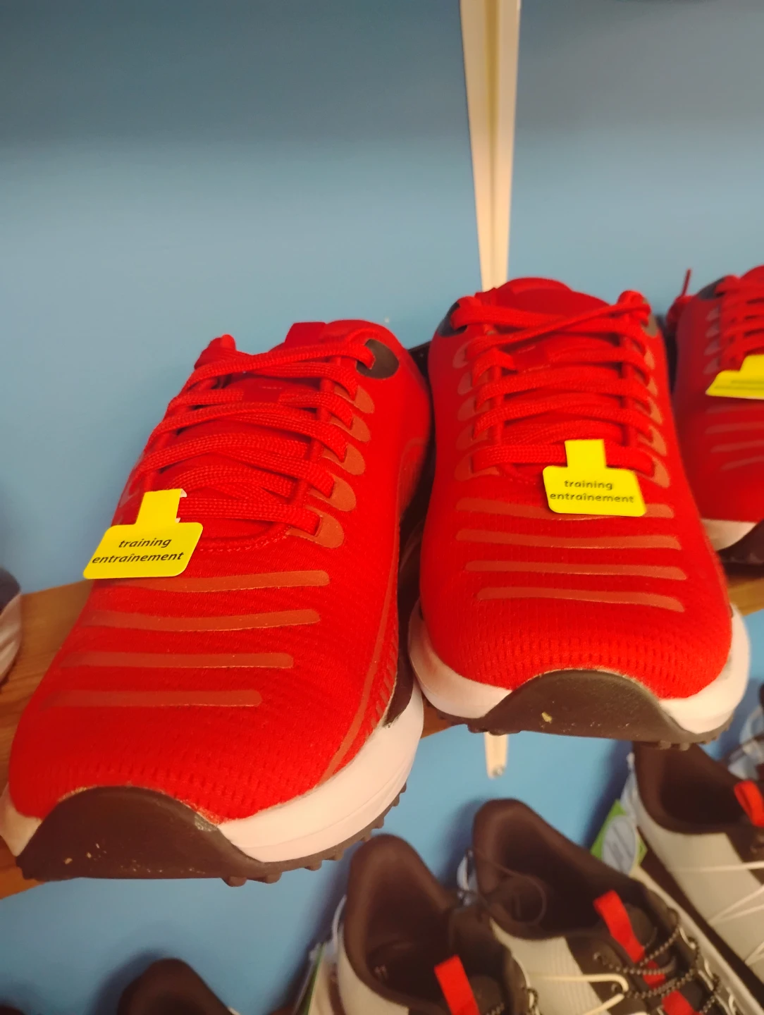 Red Running Shoes
