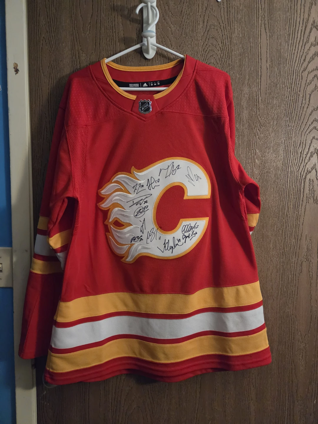 Calgary Flames Signed Hockey Jersey - photo 2