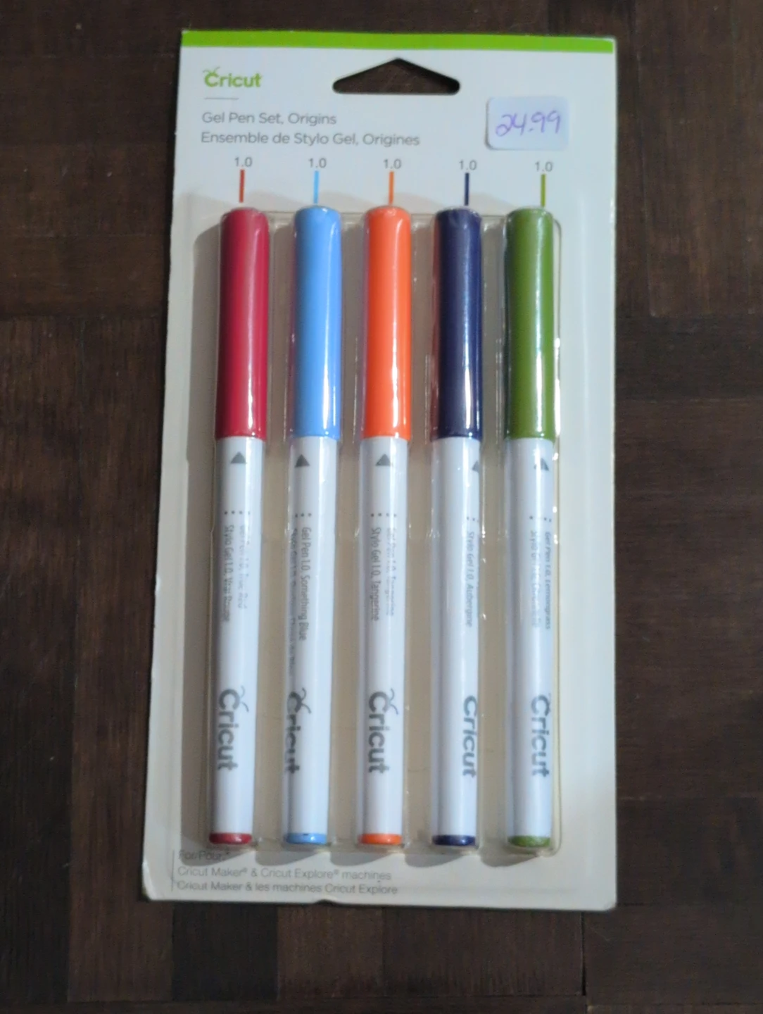 Cricut Gel Pen Set, Origins