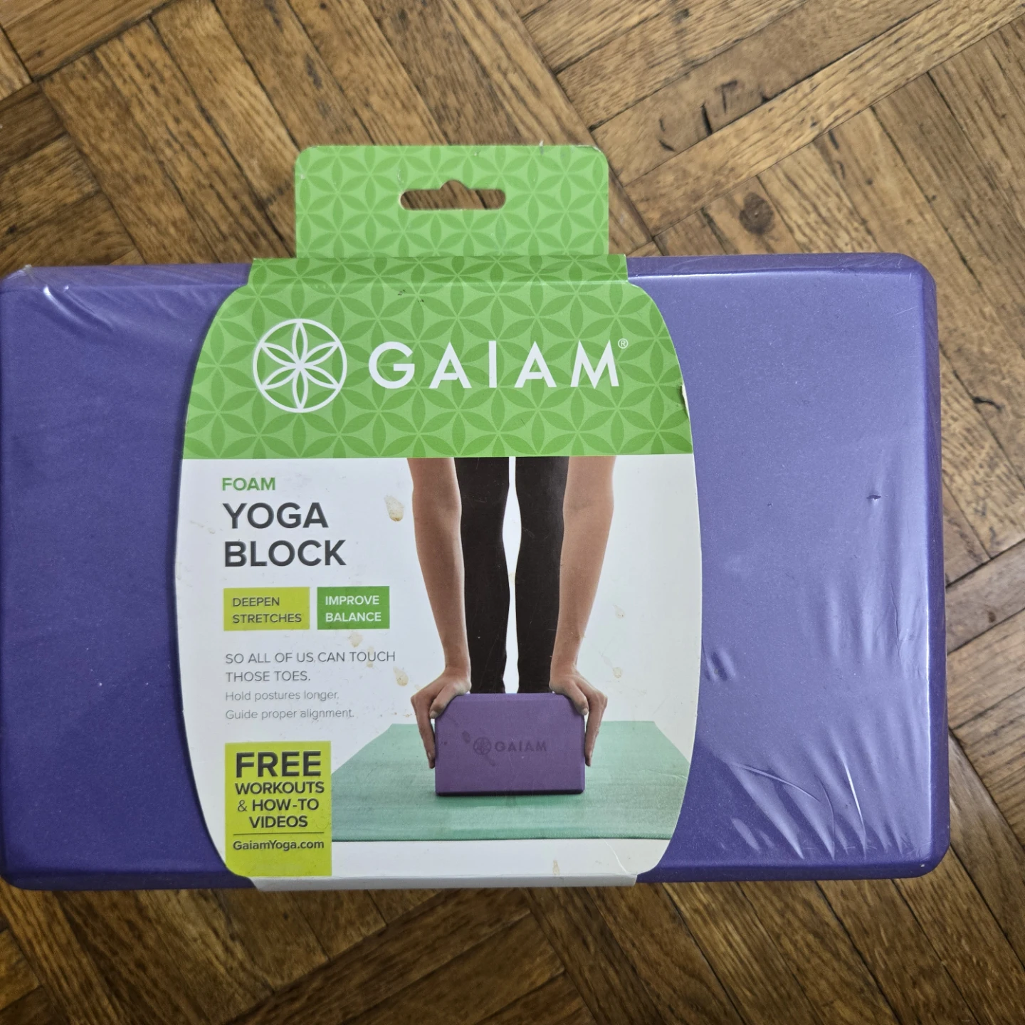 Gaiam Foam Yoga Block BRAND NEW STILL IN PLASTIC
