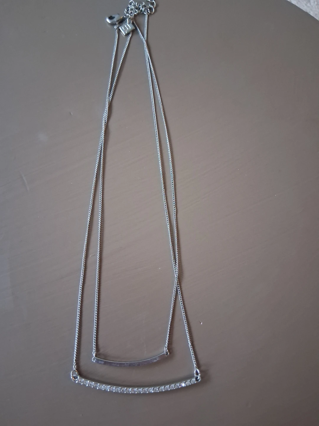 Banana Republic double layer bar necklace - photo 2