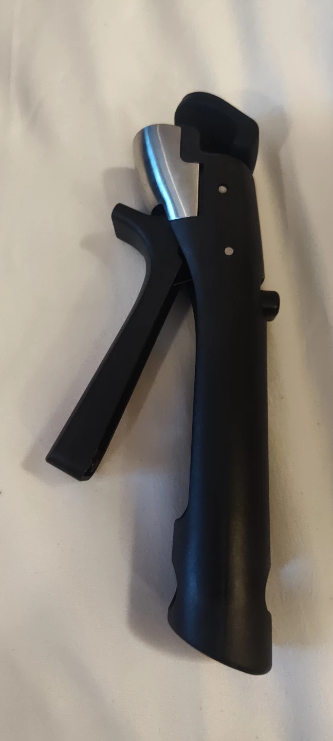 Black Pot Handle with Stainless Steel Clamp - photo 3