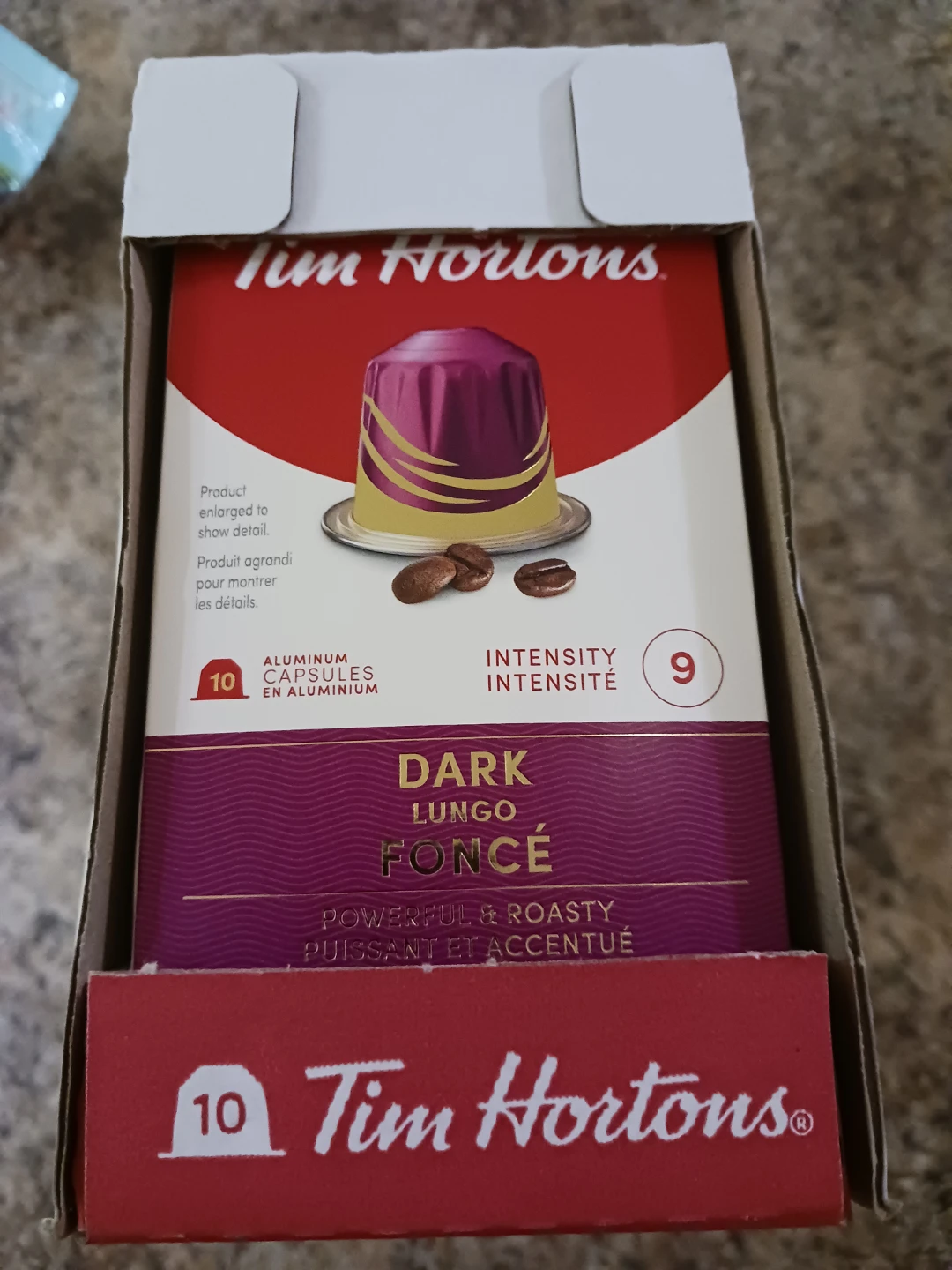 Tim Hortons Dark Lungo Coffee Pods - 100 Count