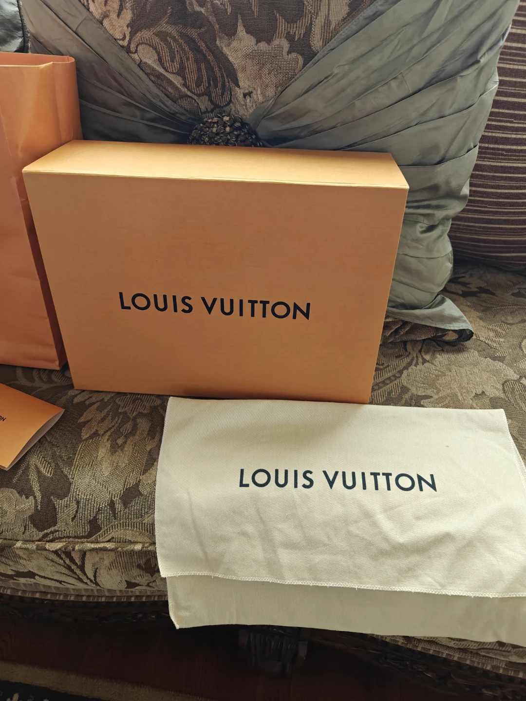 Louis Vuitton box bag dust bag - photo 3
