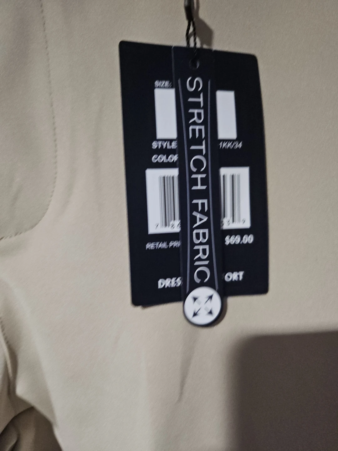Dress-N-Comfort Khaki Stretch Fabric Pants - photo 3
