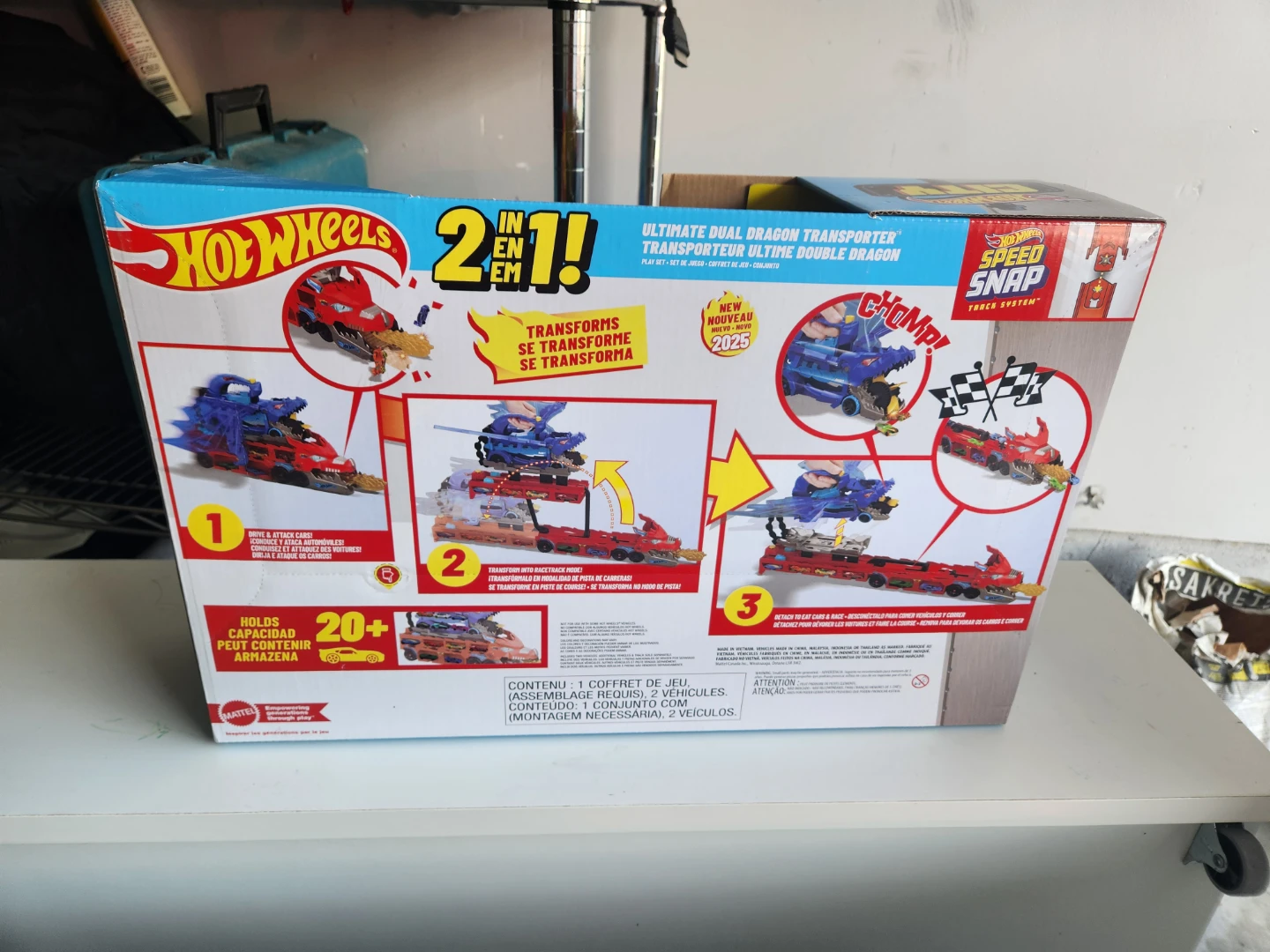 Hot Wheels Ultimate Dual Dragon Transporter Toy Set - photo 2