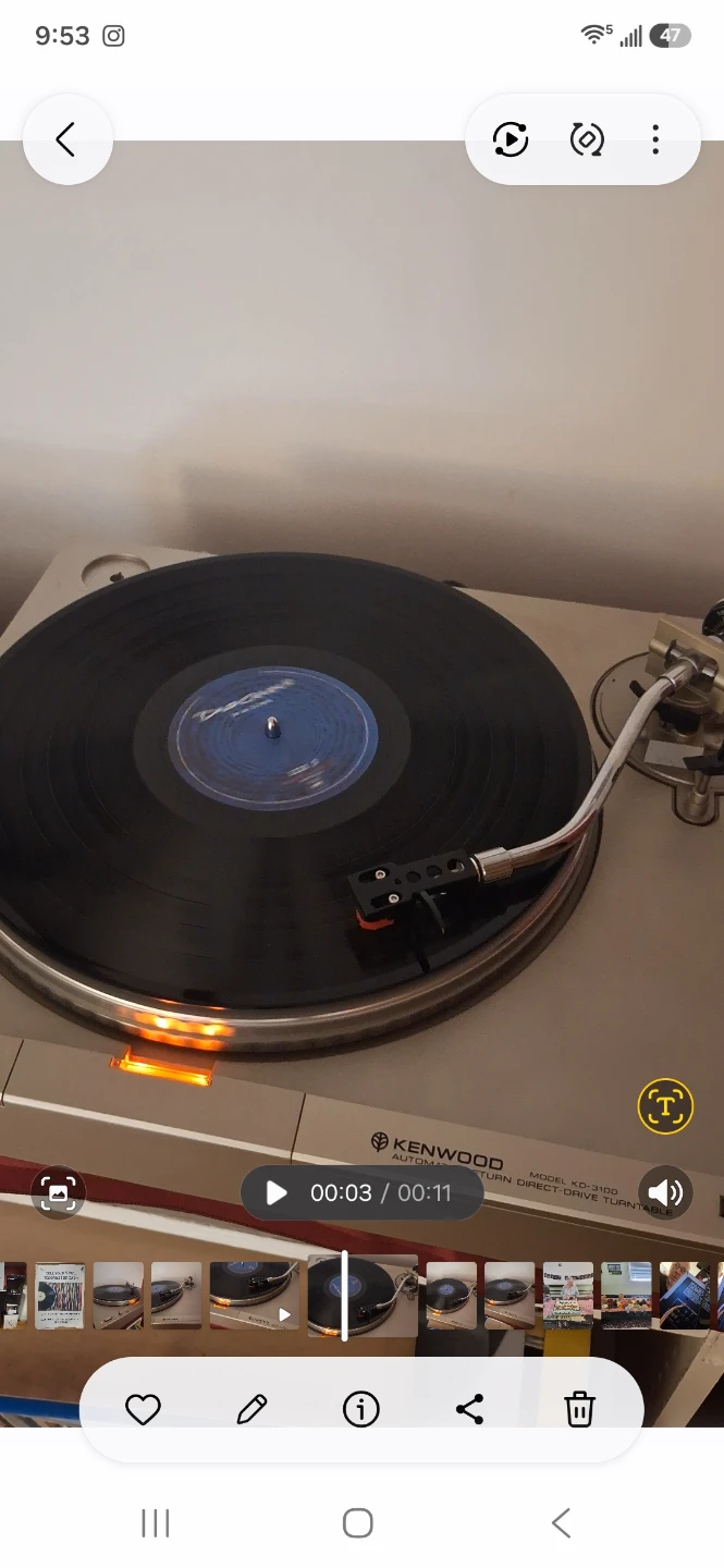 Kenwood KD-3100 Automatic Return Direct Drive Turntable - photo 3