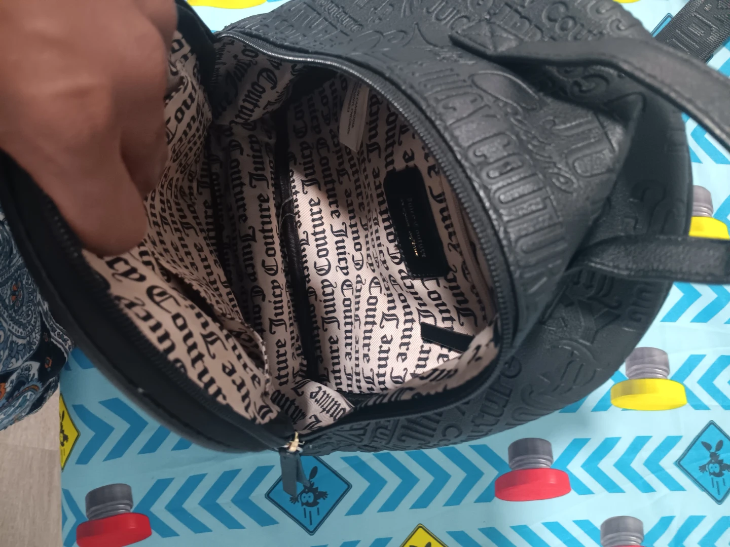 Black Juicy Couture Backpack Purse - photo 4