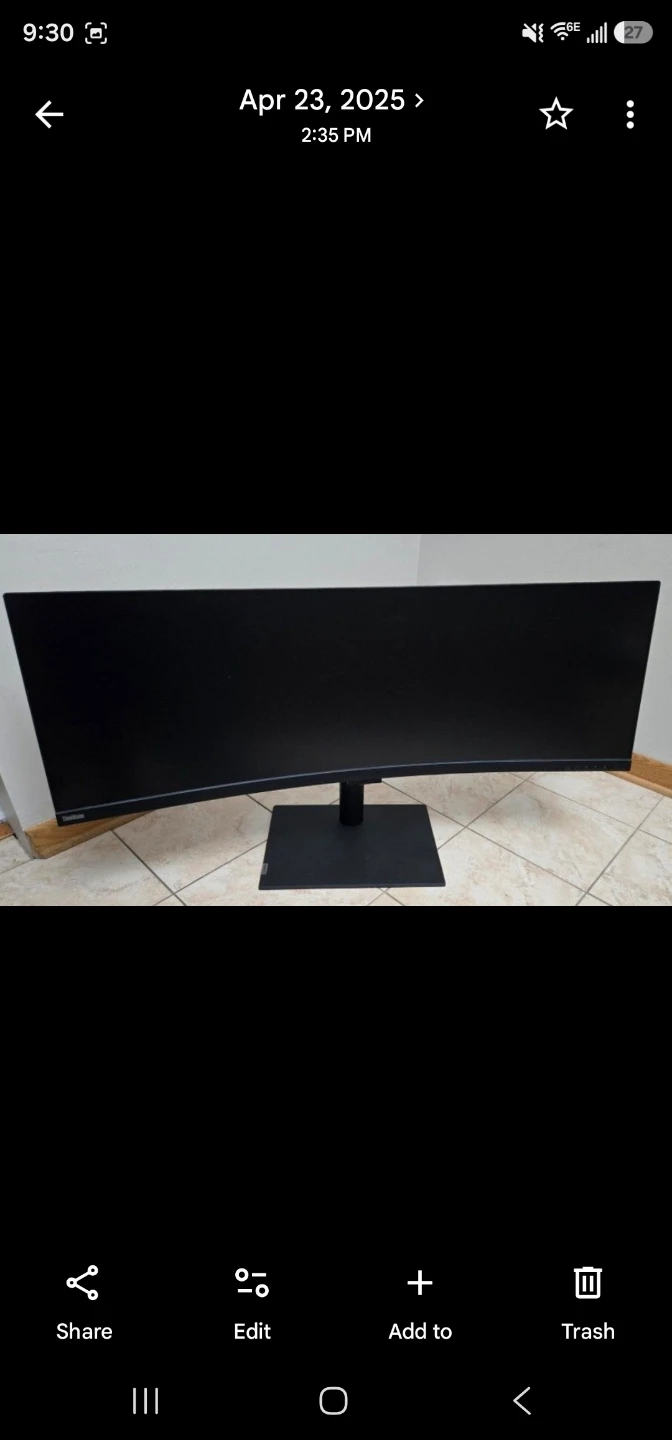 Lenovo Curved Monitor - photo 2