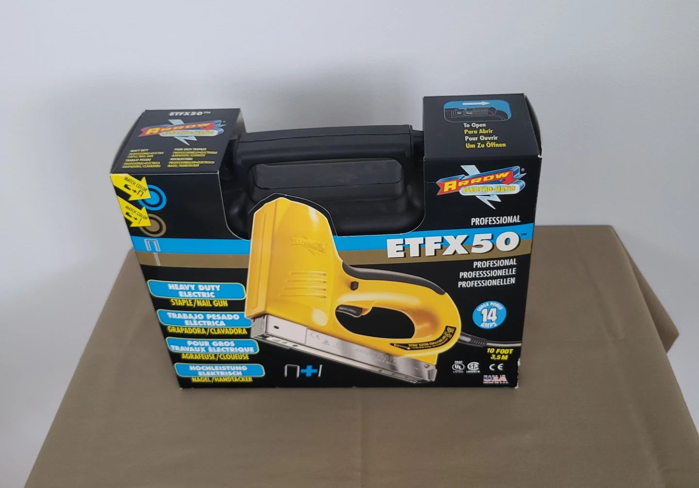 BNIB Arrow EFX50 Heavy Duty Electric Staple/Nail Gun