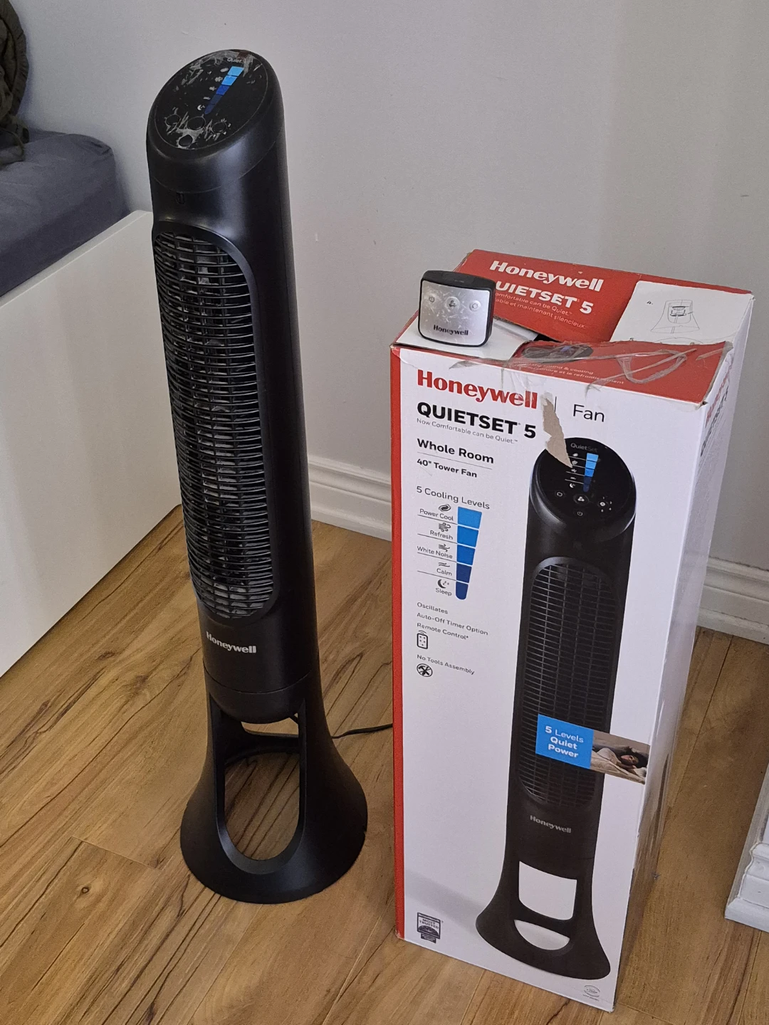 Honeywell QuietSet 5 Tower Fan - photo 4