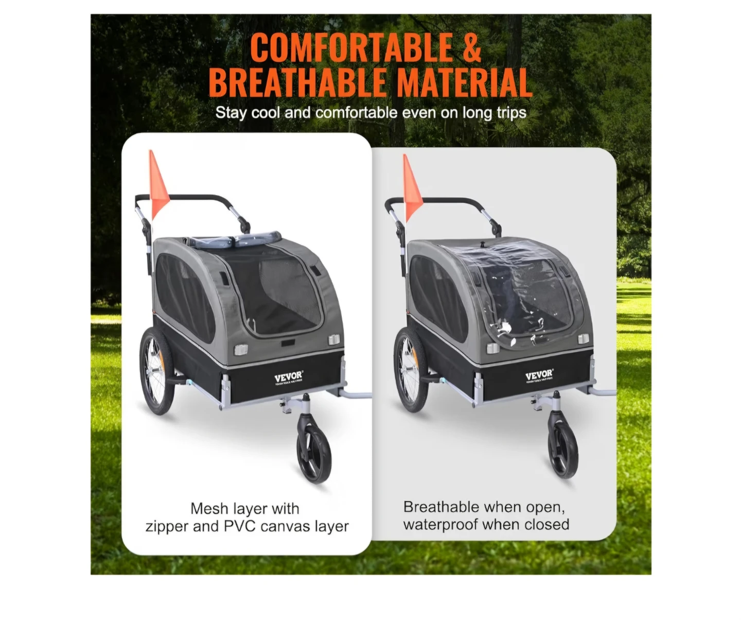 New Vevor Pet Stroller -Trailer - photo 4