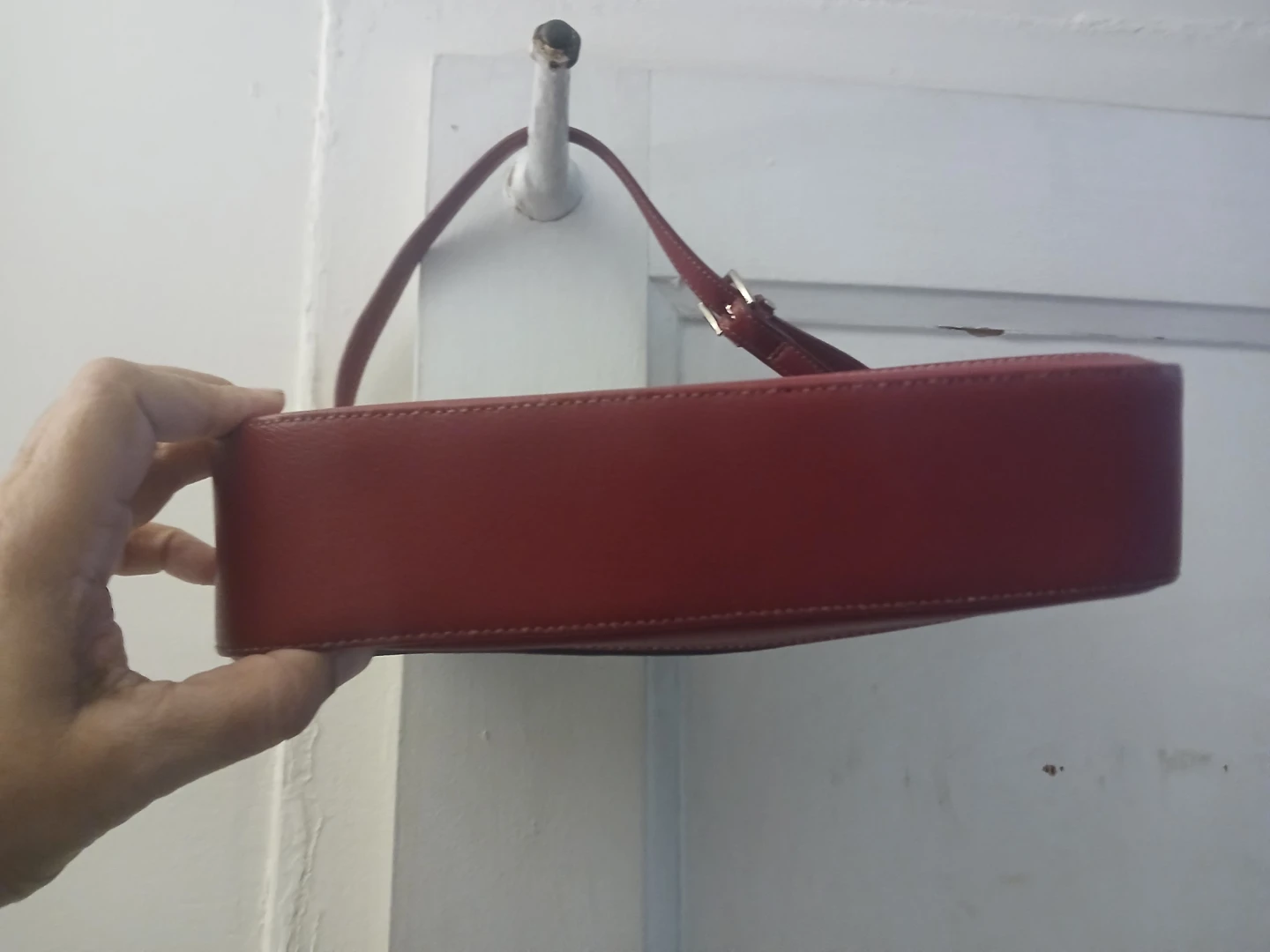 Denim and Red Shoulder Bag - photo 3