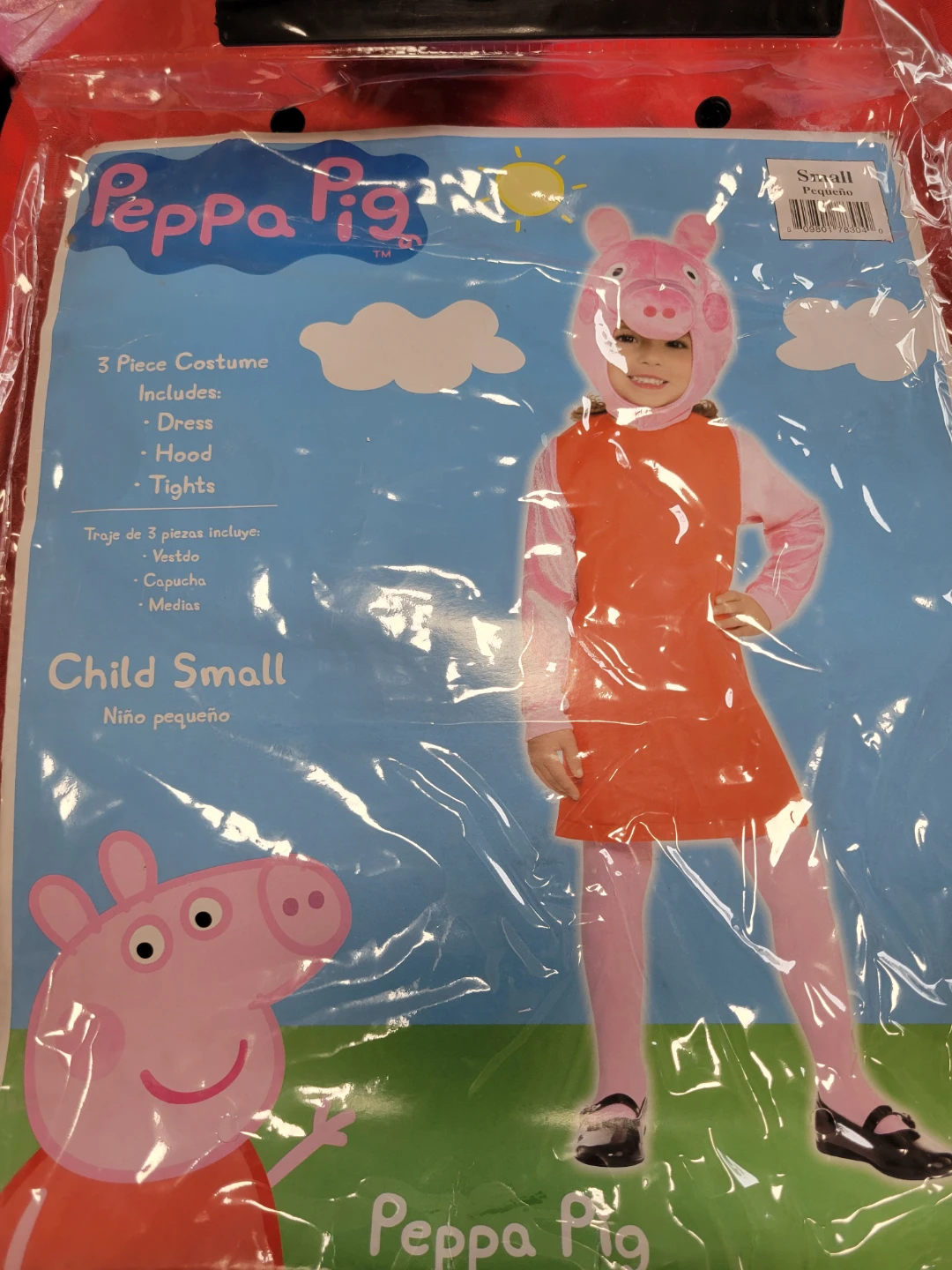 Official Peppa Pig 3-Piece Halloween Costume - Small (Fits 4-6) - photo 3