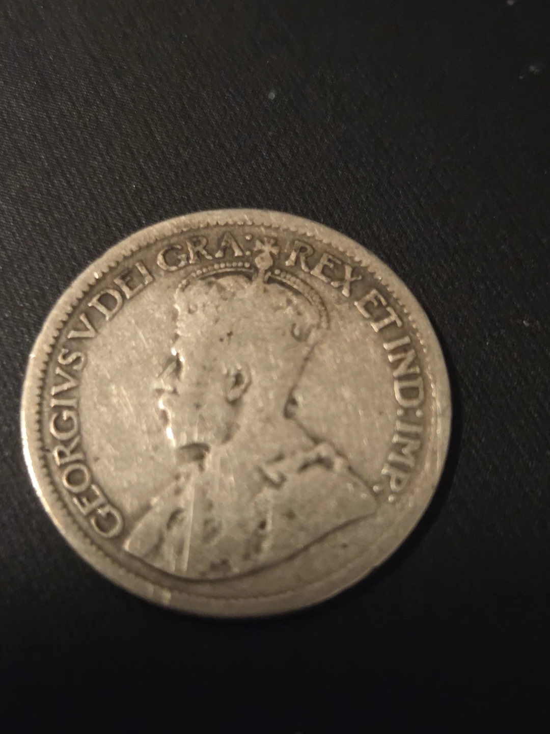1918 Canada 10 Cents Coin - photo 2