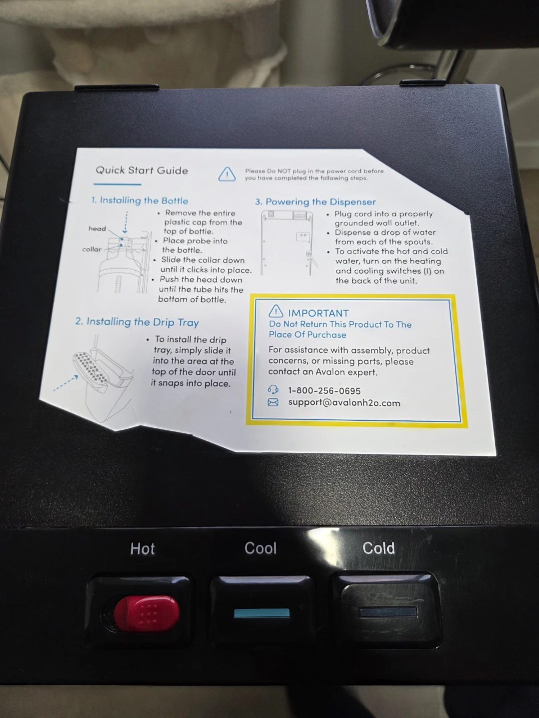 Avalon Water Cooler Dispenser - photo 3