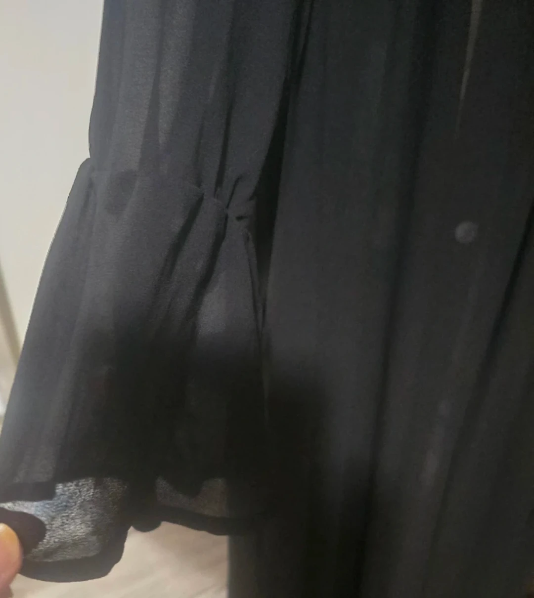 SHEIN Teen Black Sheer Kimono Cardigan - photo 3