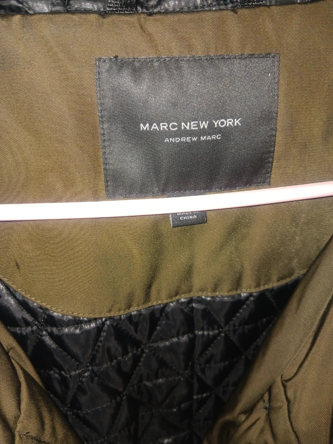 Marc New York Andrew Marc Olive Green Hooded Parka - photo 4