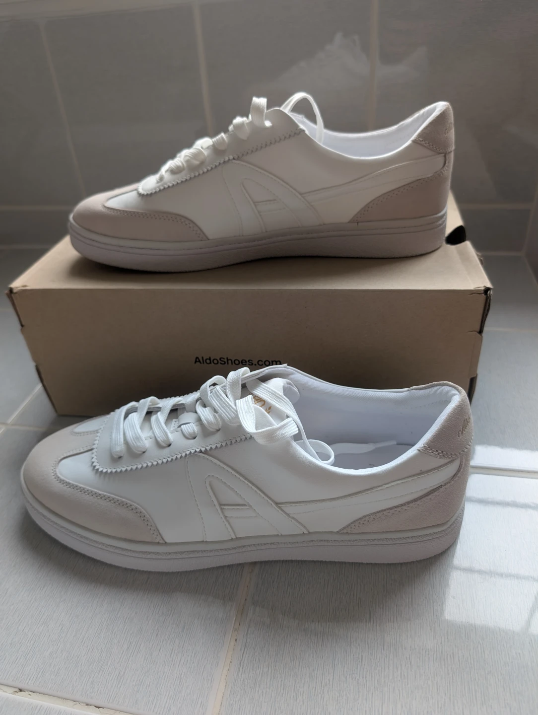 Aldo Sports White Sneakers