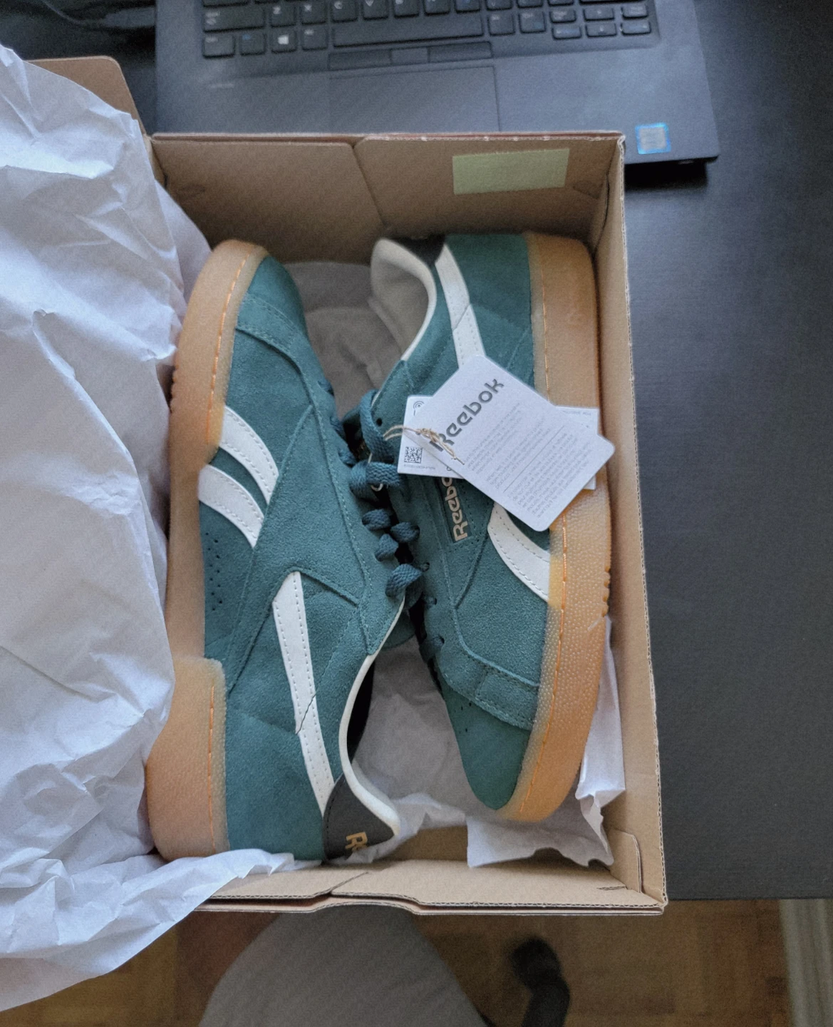 Reebok Club C Grounds UK unisex Shoes Green/Black/Gum