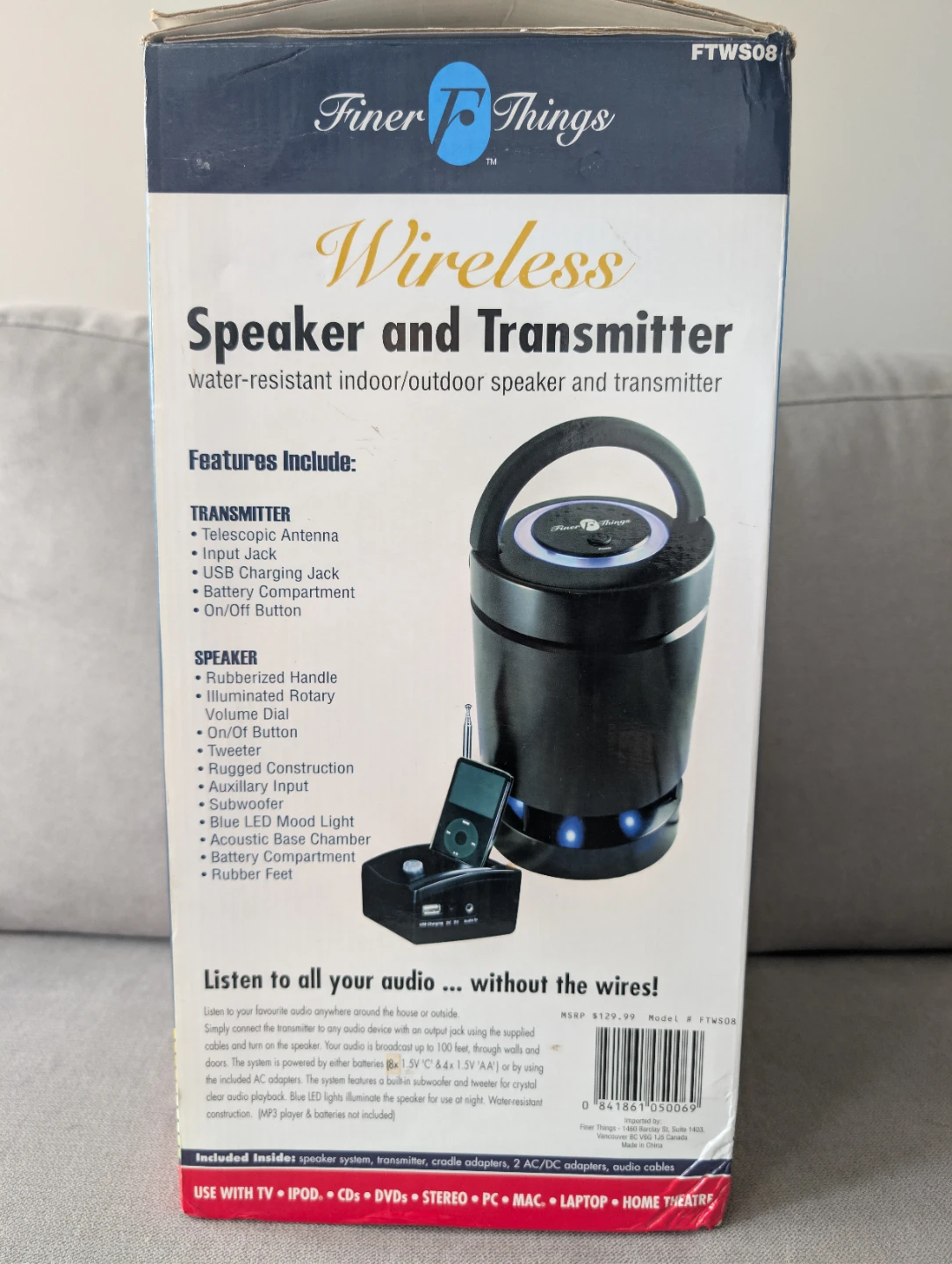 Brand New Finer Things Wireless Indoor/Outdoor Speaker - photo 2